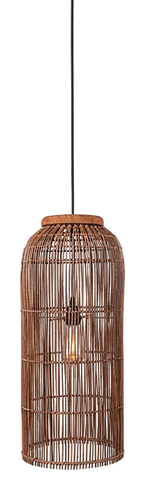 Weekendaanbieding d-Bodhi Aura Slimm hanglamp-28x65 cm-Brown