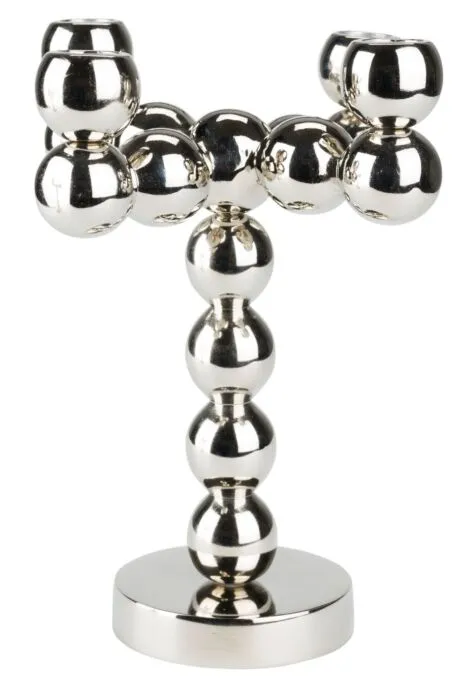 Alleen Vandaag Zuiver Bubbles Four kandelaar-Silver
