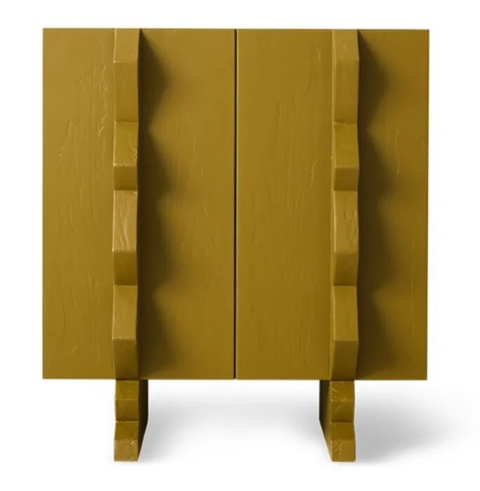 Beperkt Aanbod HKliving Forma kast-Olive Green