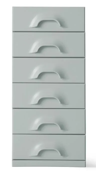 Tijdelijk Beschikbaar HKliving Chest of 6 drawers-Overcast