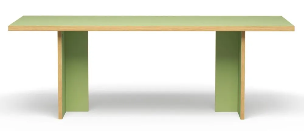Nu Kopen HKliving Eettafel - Rechthoekig-Pistachio Green-220 cm
