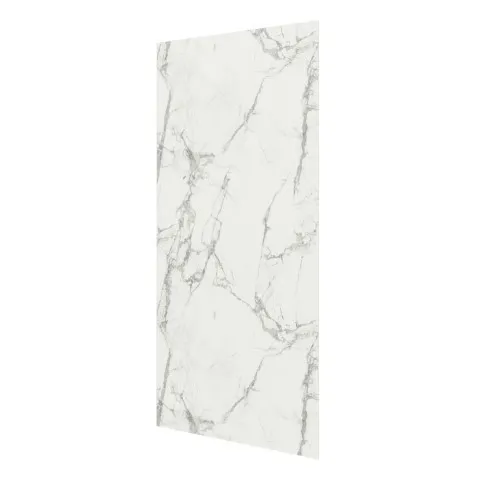 Hoge Kwaliteit SPC wandpaneel Calacatta Snow 265 x 120 cm – witte marmerlook