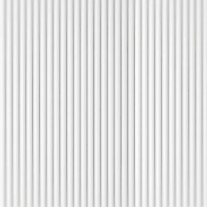 Lattenwand XS Oval Wit 2,65 m (304 x 9 mm) Beperkte Voorraad
