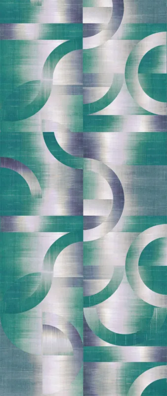 Aanbieding Khroma by Masureel Wall Designs II DGPRI1011 Leonardo Teal Behang