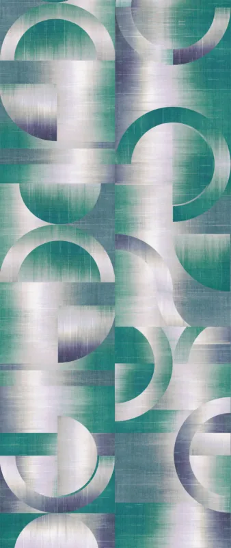 Khroma by Masureel Wall Designs II DGPRI1013 Leonardo Teal Behang Betrouwbaar