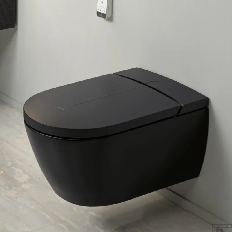 Favoriet Villeroy & Boch Viclean I200 Douche WC Randloos Directflush CeramicPlus Mat Zwart