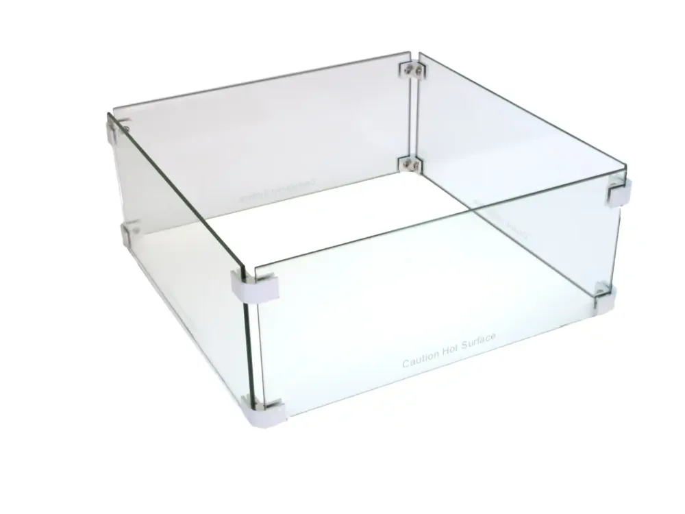 Glasombouw Vierkant 42,5 x 42,5 cm | Geschikt voor Inbouwbrander 40 x 40 cm | RVS Nu Kopen