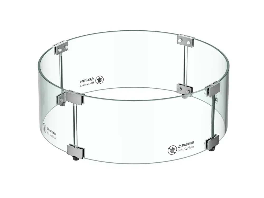 Glasombouw Rond 45 cm | Geschikt voor Inbouwbrander | RVS Tijdelijk Beschikbaar