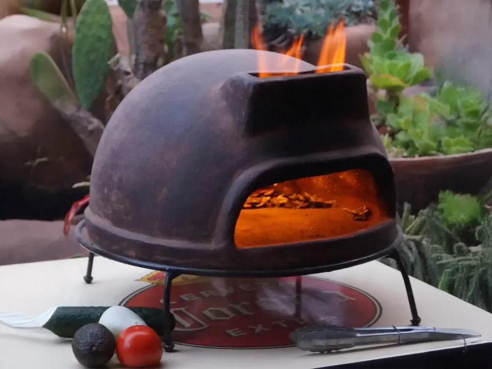 Koop Vandaag Sol-y-Yo Houtgestookte Toscaanse Stenen Pizza oven 52 cm