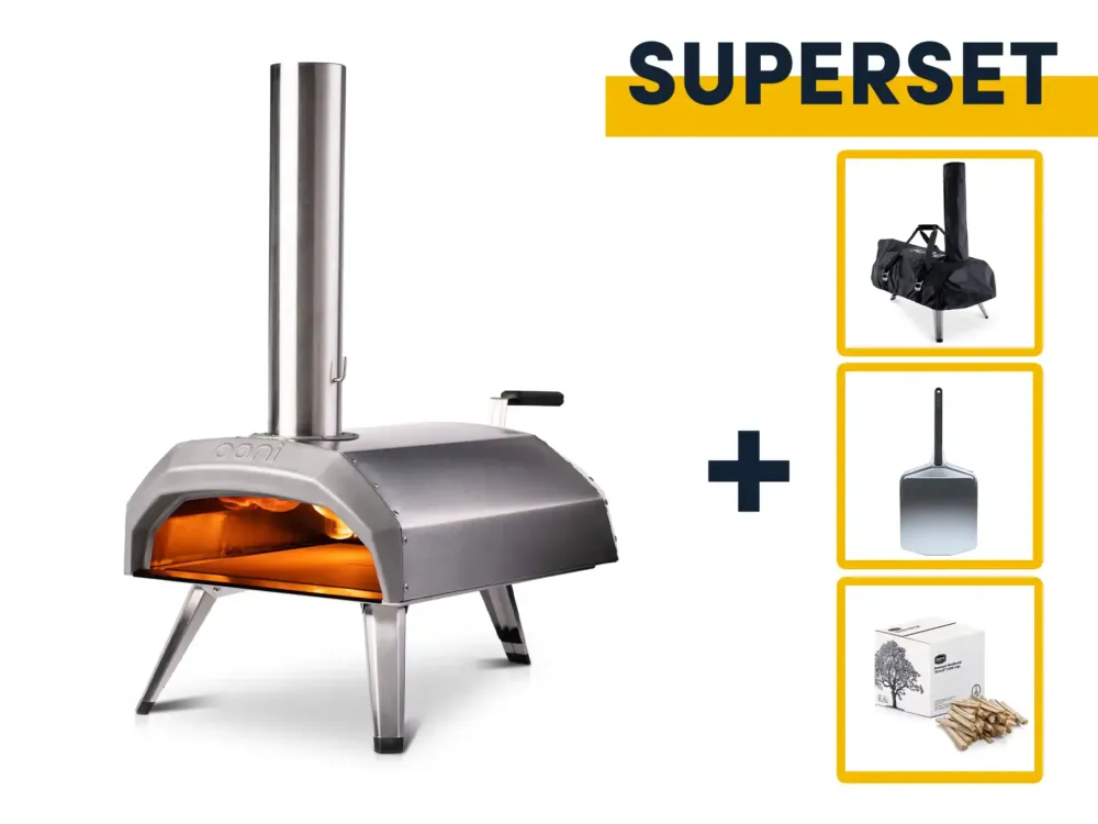 Bestel Nu Ooni SUPERSET Karu 12 hout of houtskool gestookte pizza oven