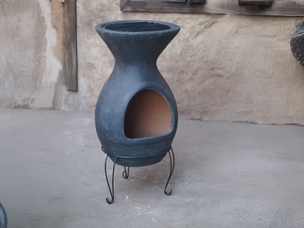 Sol-y-Yo Barbecue terrashaard Acapulco grijs ø46/100 cm | Mexico Trade Weekendaanbieding