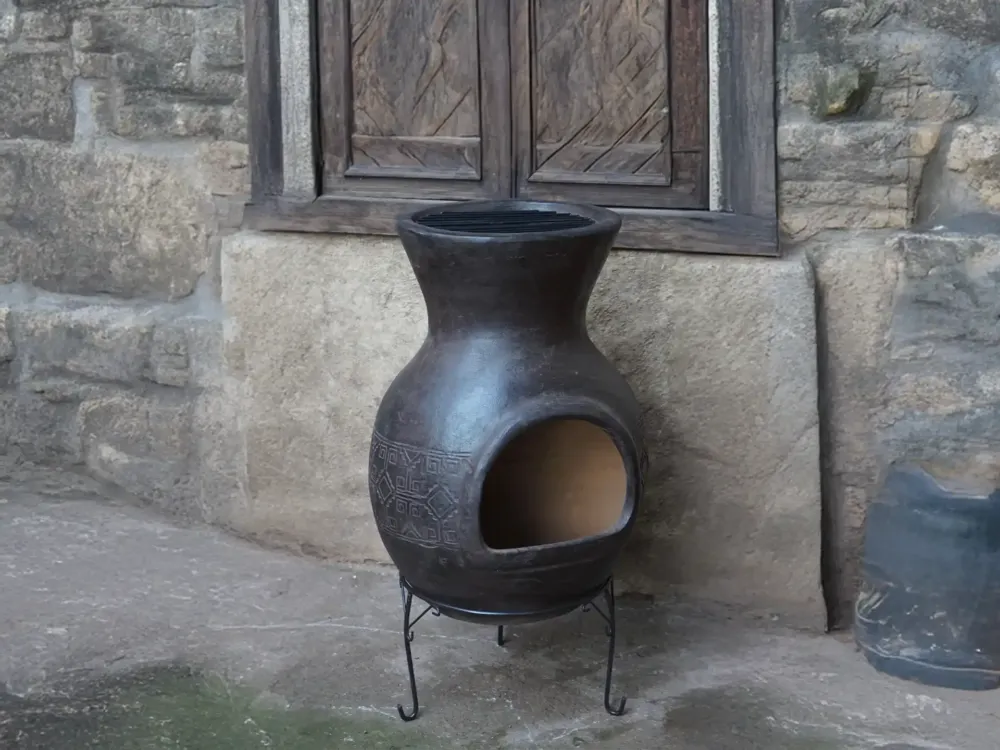 Koopje Sol-y-Yo Chimenea Mexicaanse terracotta kachel Barbecue Jumbo (bruin) | Mexico Trade