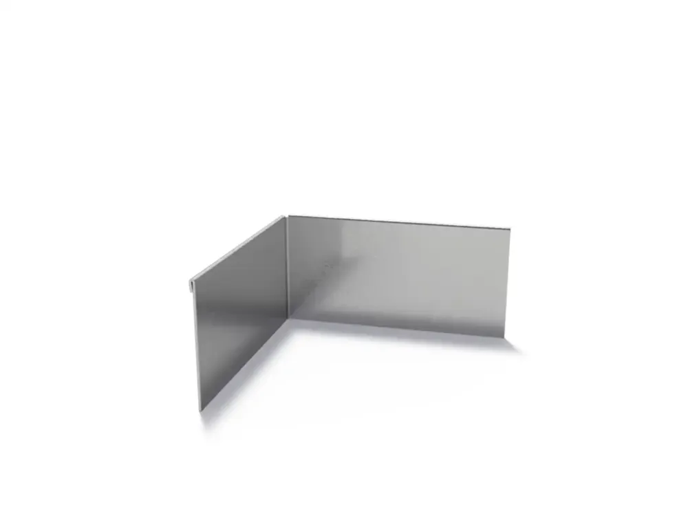 Aanbieding Adezz Kantopsluiting verzinkt staal hoek geplet binnen 30 x 30 x 15 cm - 2 mm