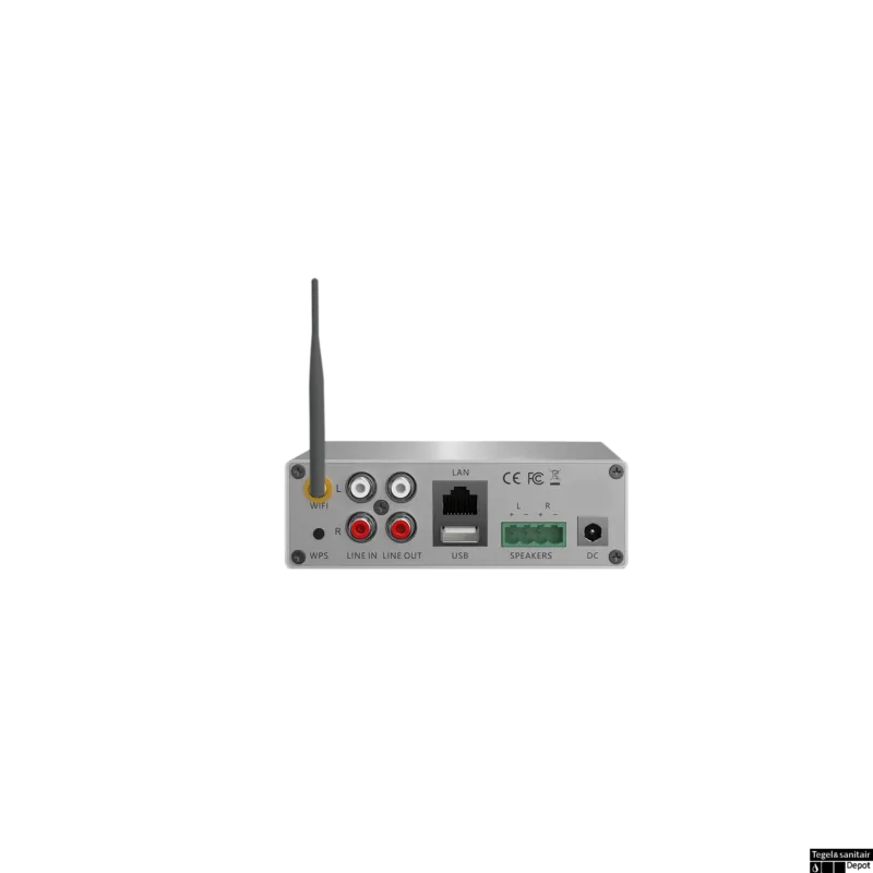 Hete Deal Wifi-Audiosysteem Aquasound (Airplay + Dlna) 70 Watt 230V/20V, Lan / Wlan