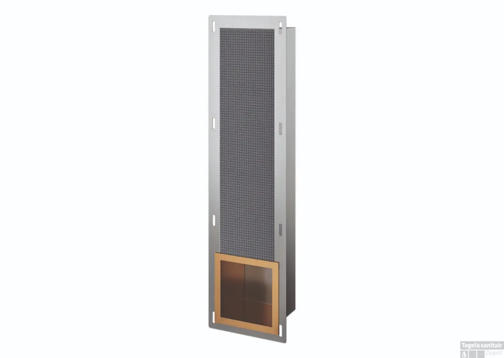 Inbouw Reserve Toiletrolhouder Luca Sanitair 19,5x72x12,2cm Geborsteld Koper PVD Betaalbaar