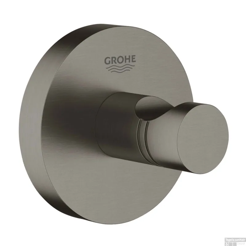 Nieuw Handdoekhaak GROHE Essentials Hard Graphite Geborsteld