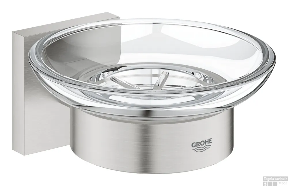 Zeepschaal GROHE Start Cube Met Houder Supersteel Koopje