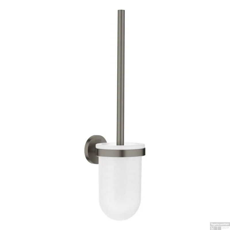 Bestseller Closetborstelset GROHE Essentials New Muurbevestiging Hard Graphite Geborsteld
