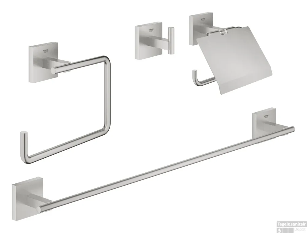 Accessoire set GROHE Start Cube 4-in-1 Supersteel Koop Online