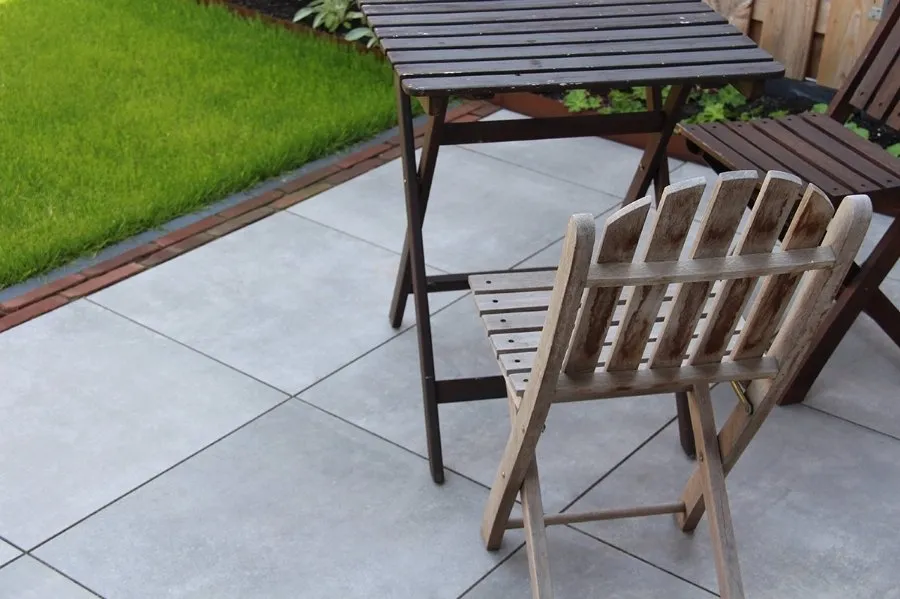 Express Levering Keramische tegel Cera4Line Mento Concrete Grey 60x60x4cm Gardenlux
