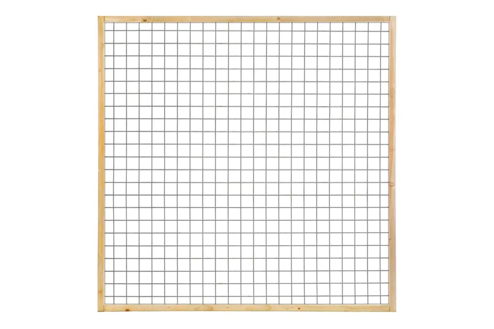 Gecertificeerd Draadscherm 180x180cm met Grenen Kader - 180 cm