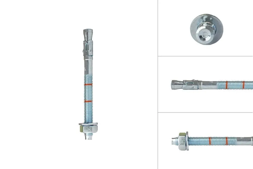 Aanbieding Keilbout M8 voor Doorsteekmontage in verschillende maten - Per Stuk - 130 mm