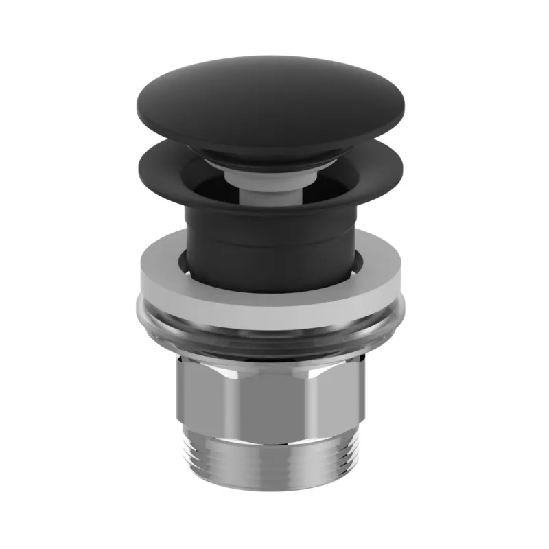 Clickwaste Salenzi Giro Gepoedercoat Messing Mat Zwart ø66 mm Alleen Vandaag