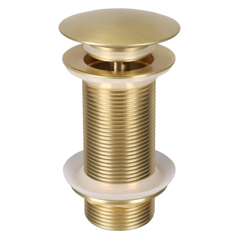 Wastafel Afvoerplug Differnz Pop Up Design 9.8 cm Mat Goud Tijdelijk Beschikbaar