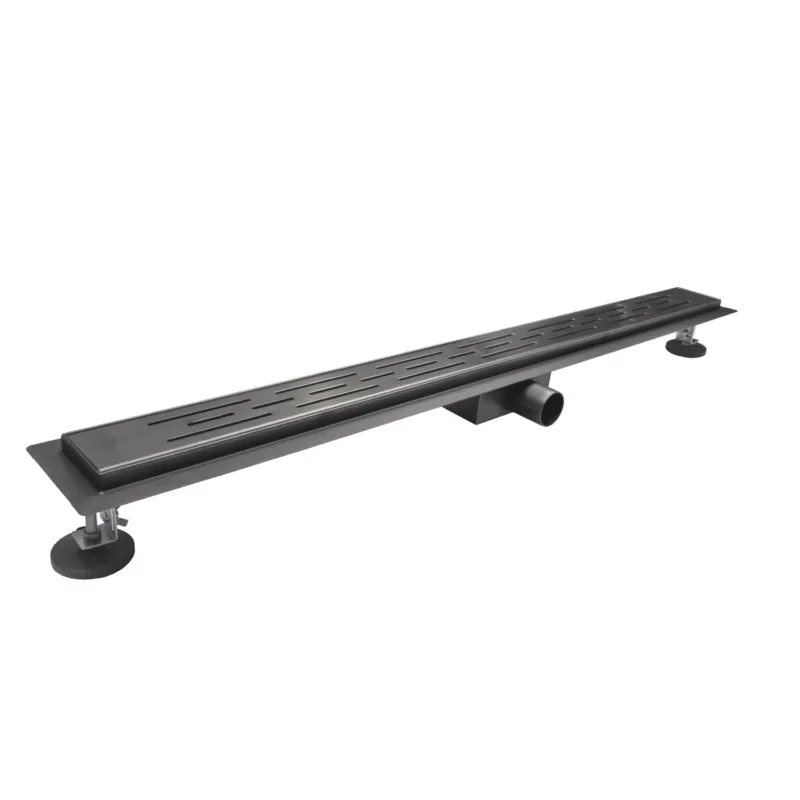 Douchegoot Aqua Splash Colorato Compleet 60cm Geborsteld Gunmetal Uitverkoop