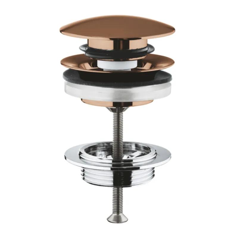 Waste Grohe Others met Push Open Plug Warm Sunset Geborsteld Gereduceerde Prijs