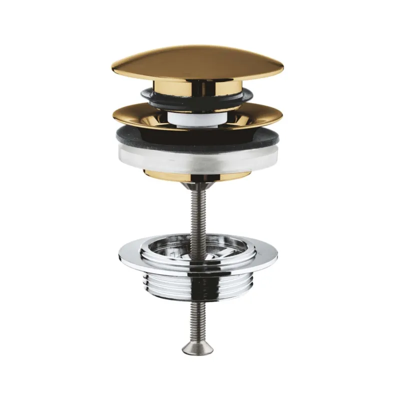 Waste Grohe Others met Push Open Plug Cool Sunrise Geborsteld Gecertificeerd