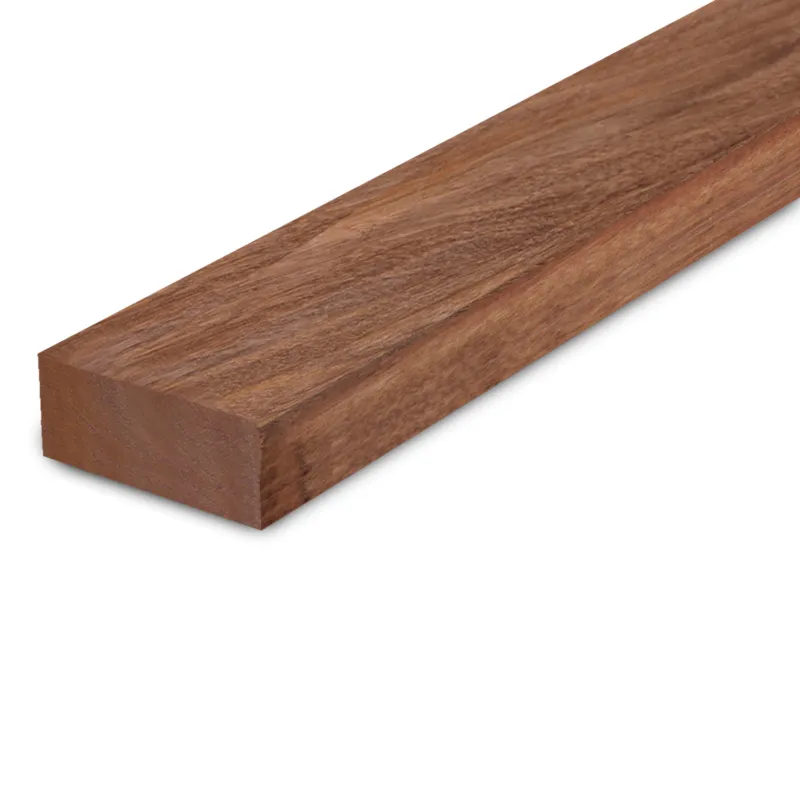 Korting hardhout - balk Angelim vermelho balk - 43x135 mm - geschaafd - balk voor buiten - angelim vermelho hardhout AD 20-25% - Angelim vermelho balk - 43x135 mm - geschaafd: 600 cm