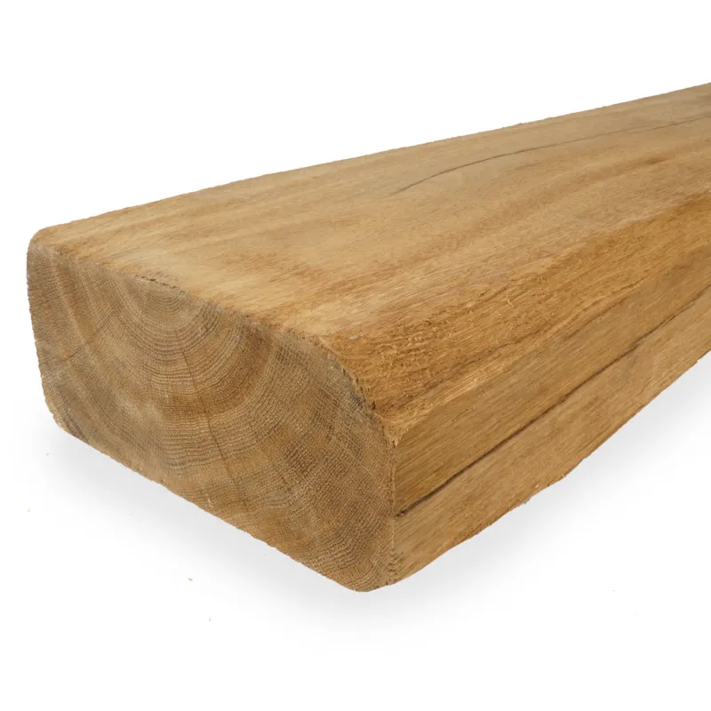Aanbieding eiken - oude balk Oude eiken balk - 90x190 mm - gerookt - balk voor binnen / beschut buiten - verouderd eikenhout AD 20-25% - Oude eiken balk - 90x190 mm - gerookt: 300 cm