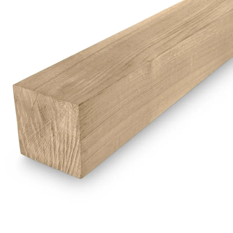 eiken - balk Eiken balk - 190x190 mm - geschaafd - balk voor buiten - eikenhout AD 20-25% - Eiken balk - 190x190 mm - geschaafd: 750 cm Hoge Kwaliteit