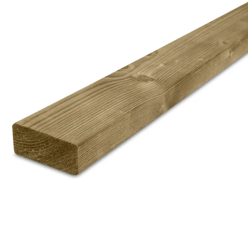 Snelle Levering vuren - balk - geimpregneerd Geïmpregneerd vuren balk - 45x145 mm - geschaafd - balk voor buiten - geïmpregneerd vurenhout KD 18-20% - Geïmpregneerd vuren balk - 45x145 mm - geschaafd: 420 cm