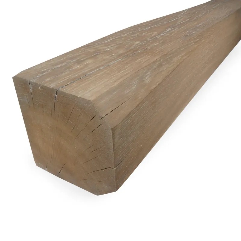 Tijdelijk Beschikbaar eiken - oude balk Oude eiken balk - 110x110 mm - whitewash - balk voor binnen / beschut buiten - verouderd eikenhout AD 20-25% - Oude eiken balk - 110x110 mm - whitewash: 500 cm