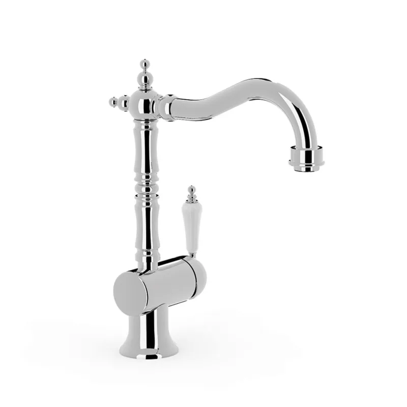 Wastafelmengkraan Tres Classic RVS 1 Hendel Chroom Korting