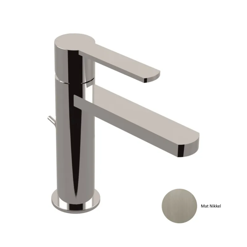Bestseller Wastafelkraan Sanimex Giulini Trekwaste Luxe 16.7 cm Mat Nikkel (Excl. Afvoerplug)