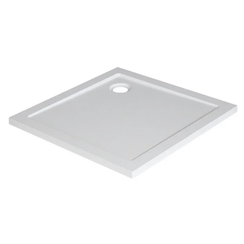 Hoge Kwaliteit Douchebak Xellanz Luxe SMC Vierkant 80x80x4 cm Wit