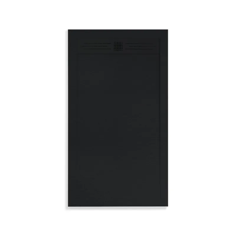 Betrouwbaar Douchebak Boss & Wessing Veroni Elite 160x90 cm Composietsteen Mat Zwart