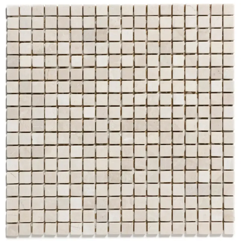 Tegelsample The Mosaic Factory Natural Stone vierkante mozaïek tegels 30x30 botticino anticato Nu Kopen