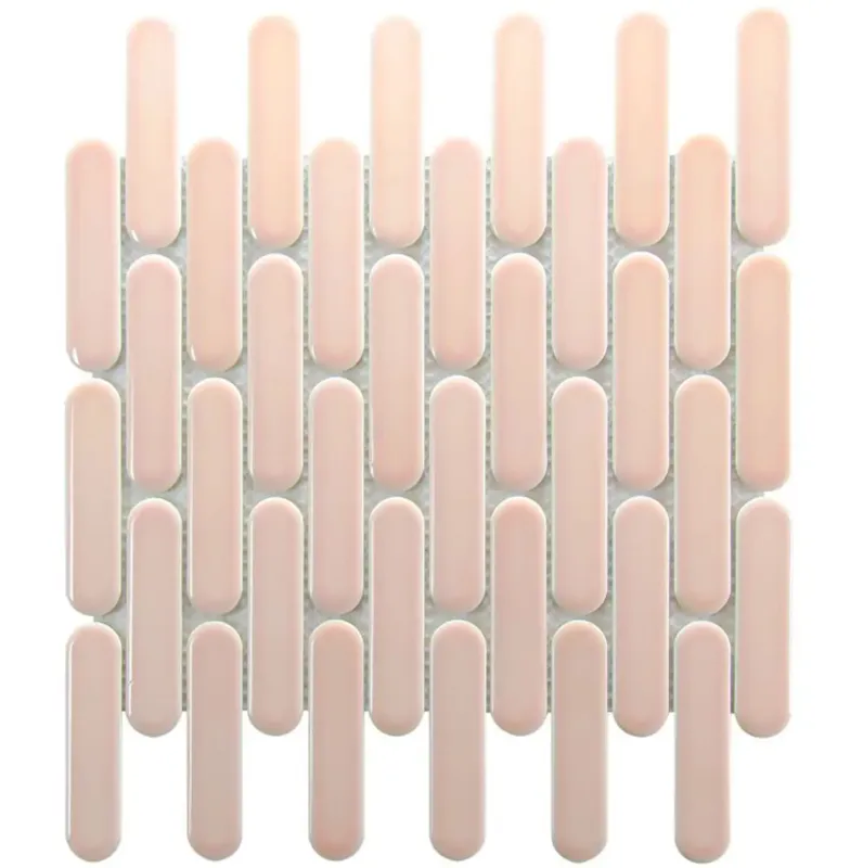 Veilige Betaling Tegelsample The Mosaic Factory Sevilla ovale vinger mozaïek tegels 30x30 roze