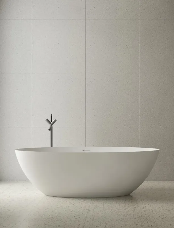 Favoriet SSI Design Lazzaro vrijstaand bad acryl 180x85cm wit mat
