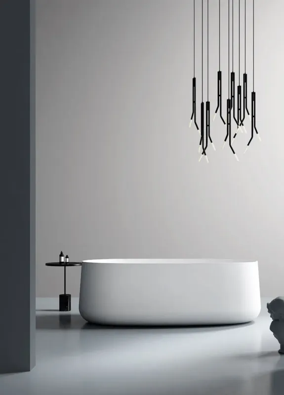 Populair SSI Design Lorenzo vrijstaand bad acryl 186x81cm wit mat