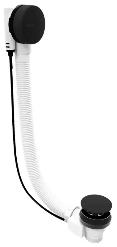 Polysan badafvoer zwart mat 80cm Lage Kosten