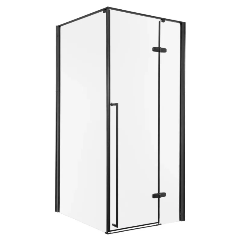 Premium Kerra Long douchecabine zwart 90x90cm