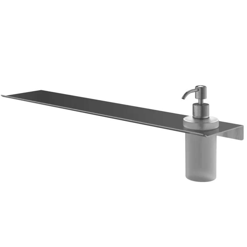 Hotbath &More zeepdispenser glas voor planchet ijzer verouderd PVD Direct Verzonden