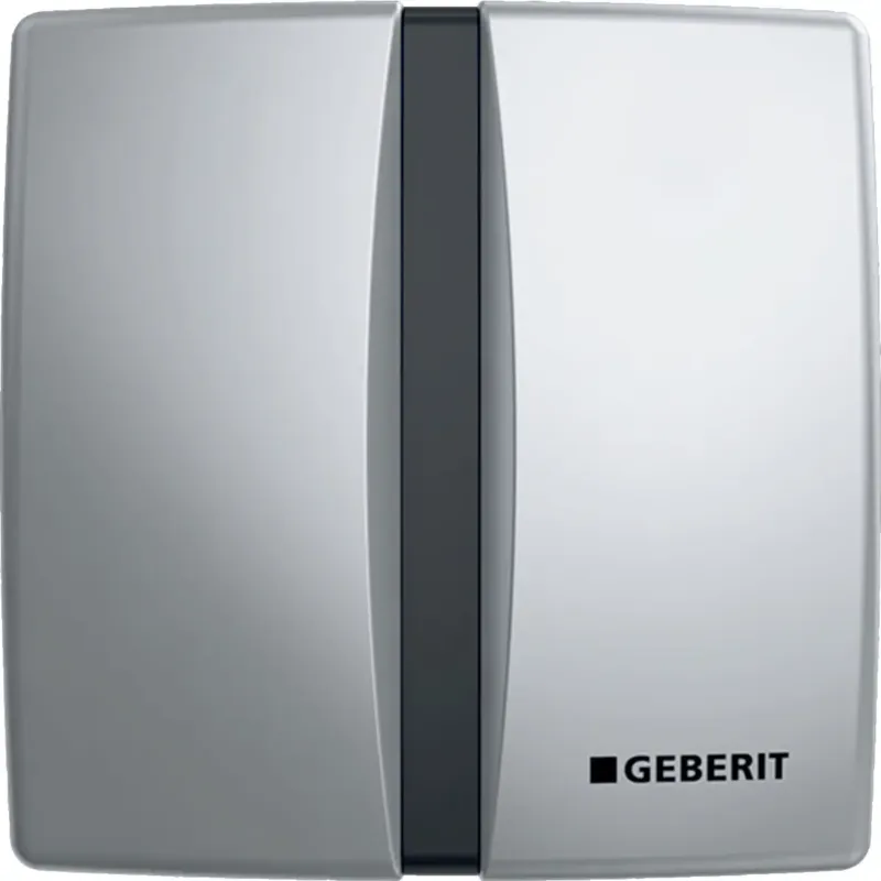 Rechtstreeks Van De Fabrikant Geberit Basic urinoir stuursysteem infrarood netvoeding 16x16cm voor frontbediening mat verchroomd