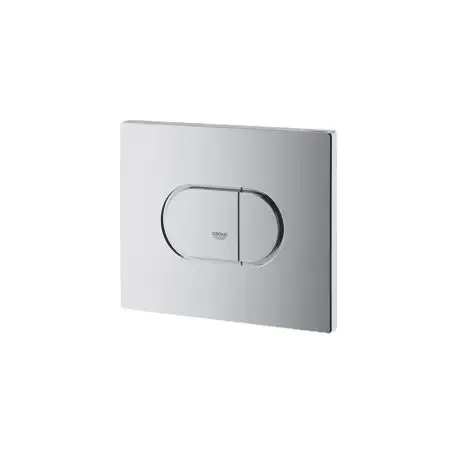 Weekendaanbieding Grohe Arena Cosmopolitan WC bedieningsplaat DF horizontaal 156x197mm chroom
