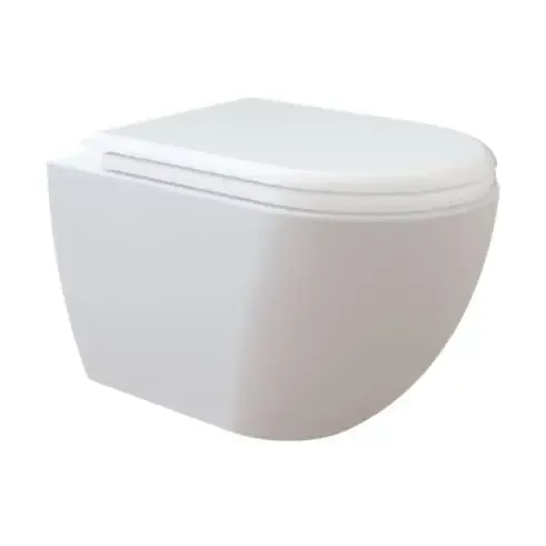 Creavit randloos hangend toilet met bidet sproeier en softclose zitting Lage Prijs